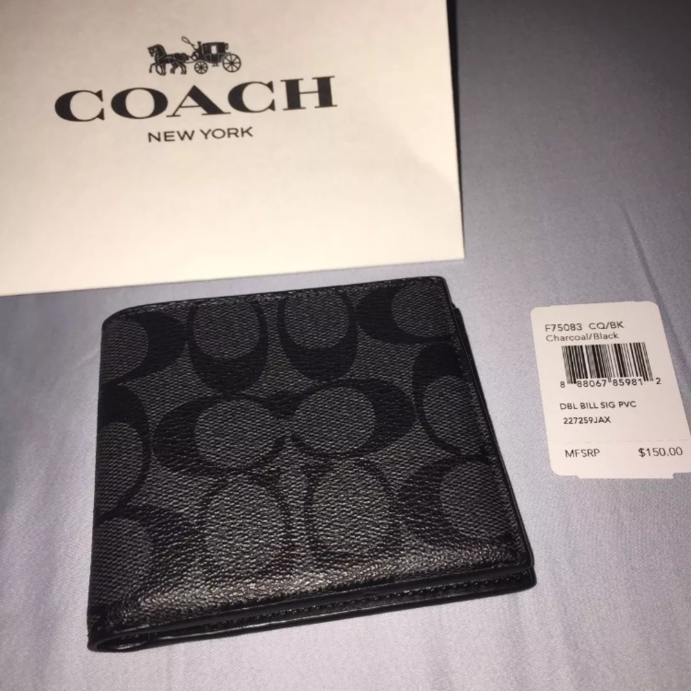 Men’s coach wallet NWT